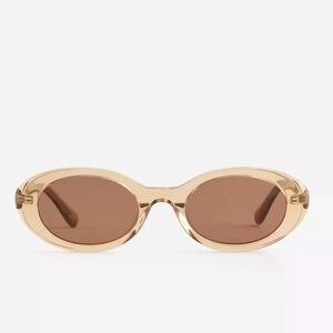 Madewell Russell Oval Sunglasses - Desert Dune